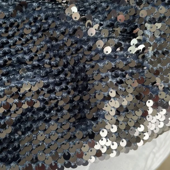 NEW BB DAKOTA STEVE MADDEN HAT TRICK SEQUIN DUSTER - Picture 7 of 9